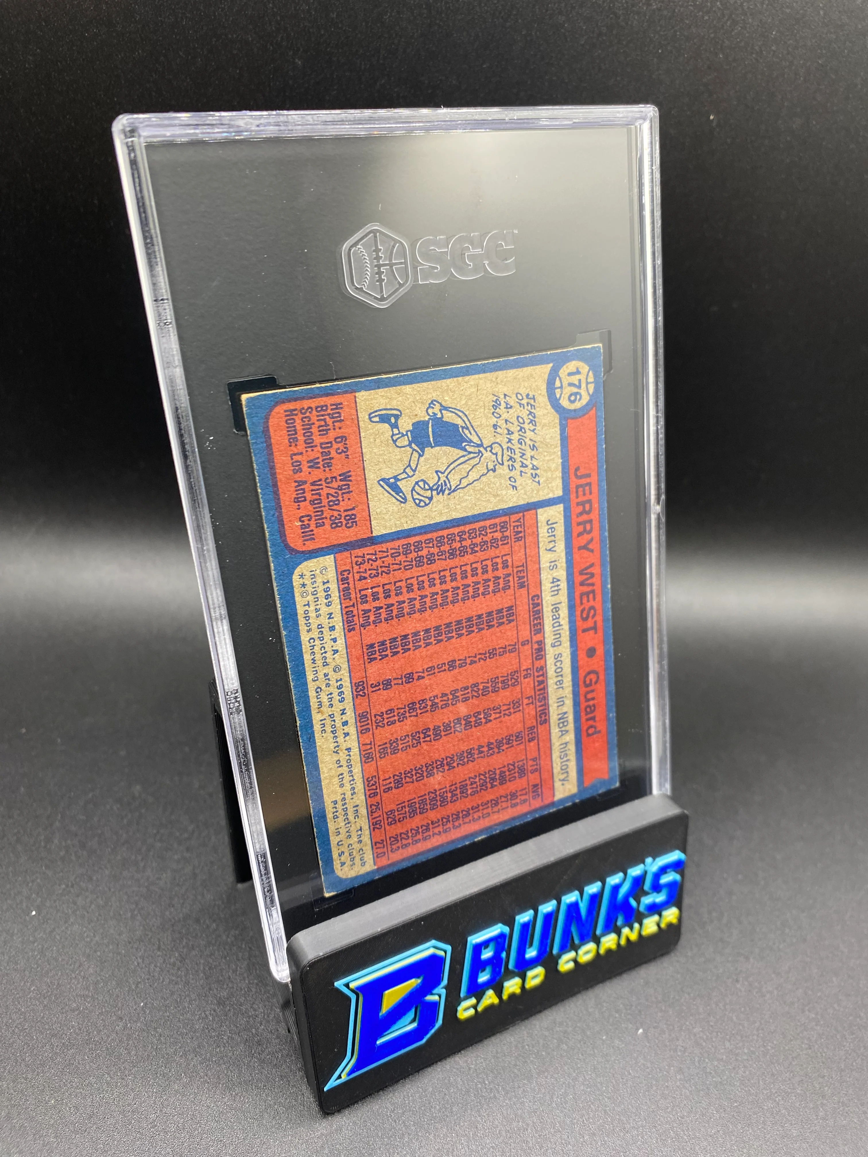 1974-75 Jerry West SGC 5 - Image 2