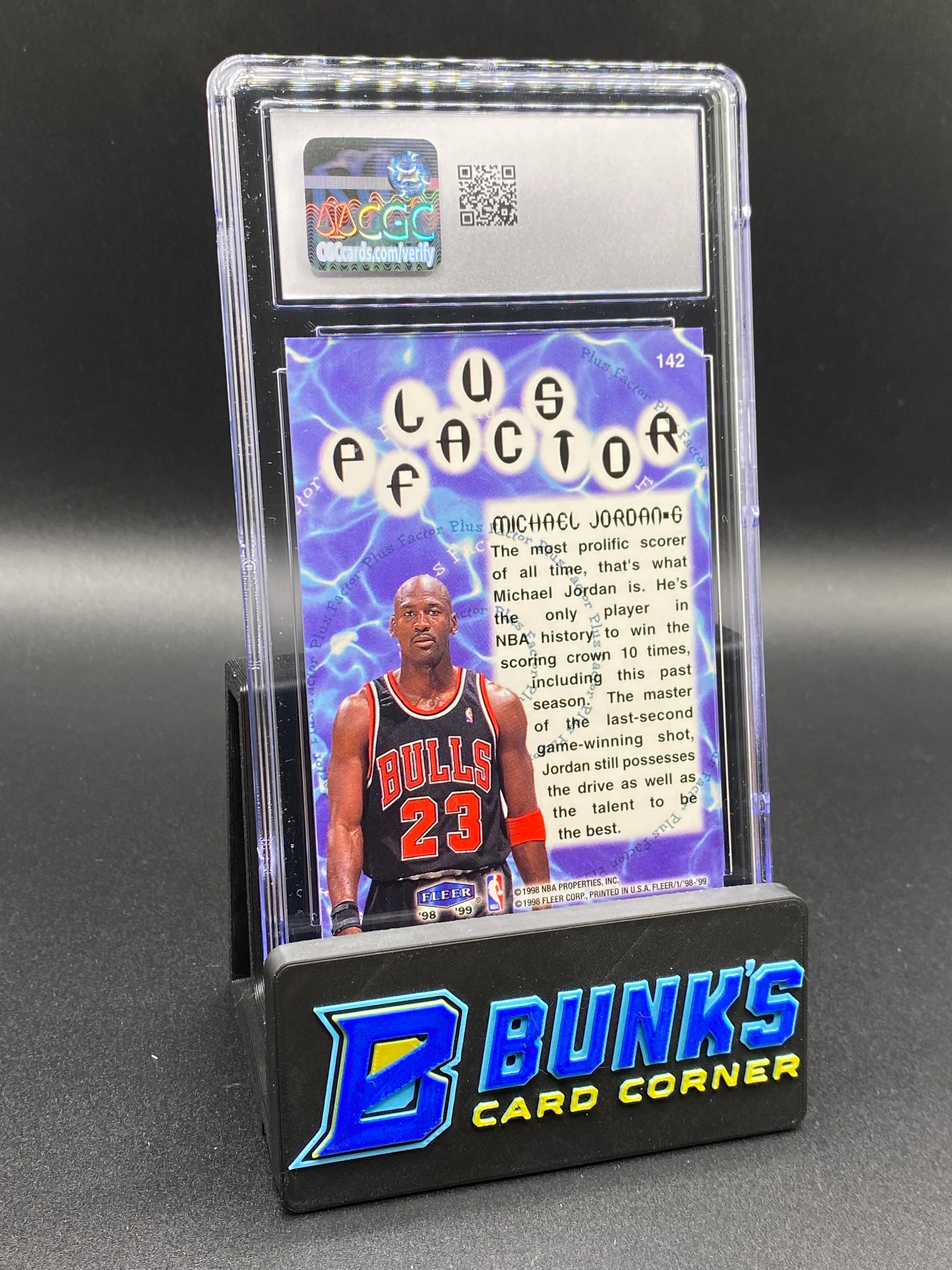 1998-99 Michael Jordan CGC 9 - Image 2