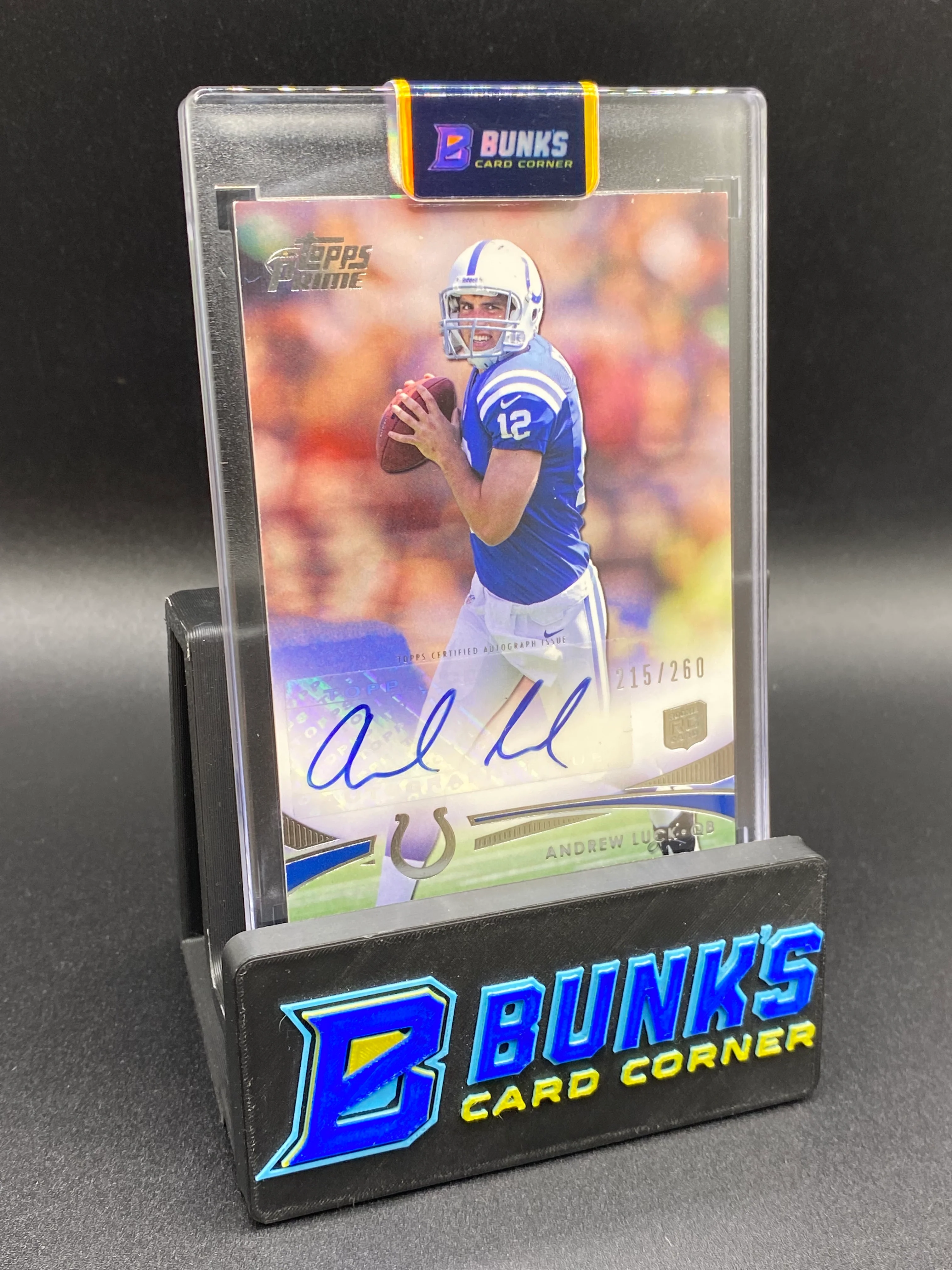2012 Topps Prime Andrew Luck 215/260 Auto Rc