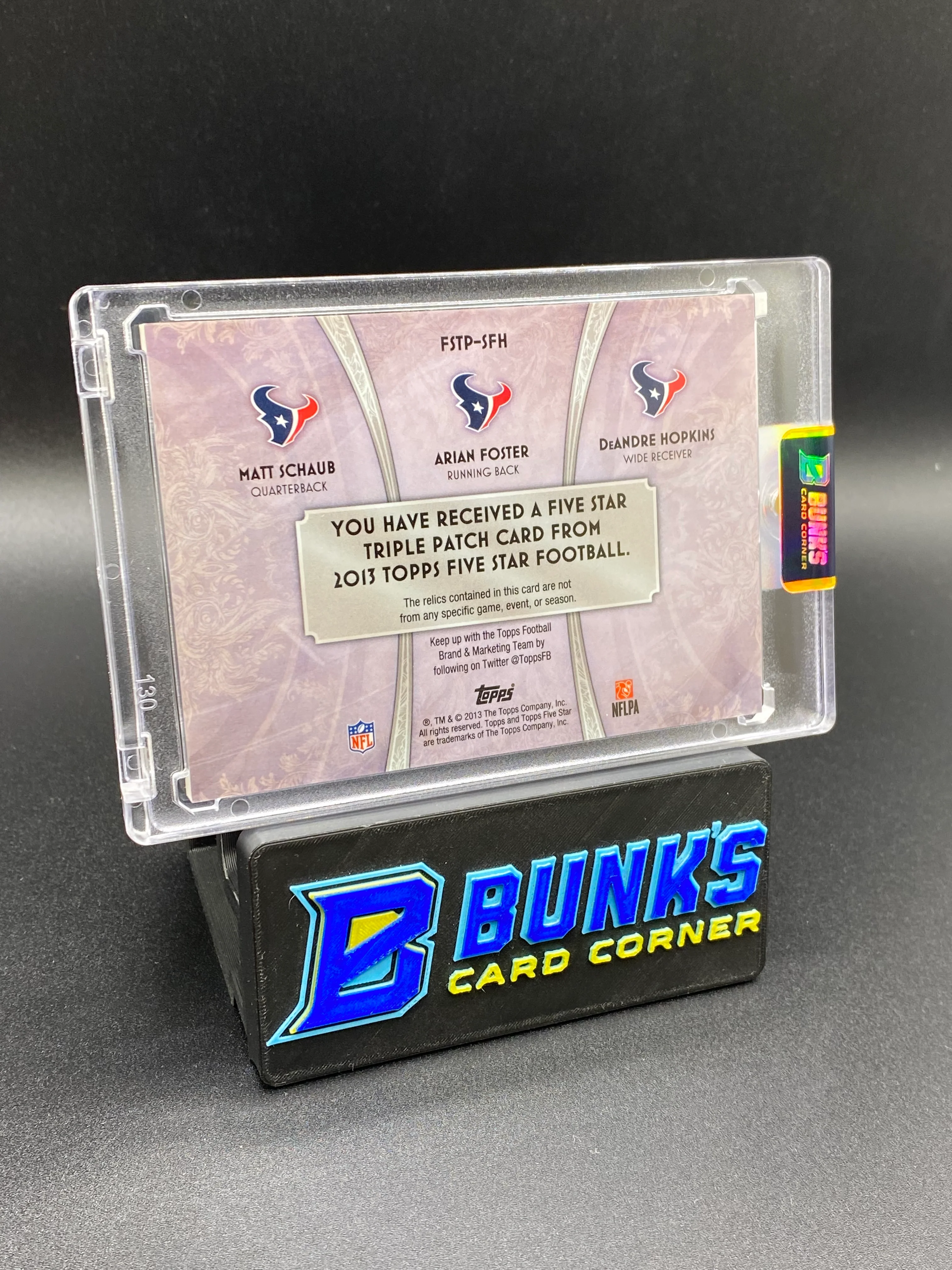 2013 Hopkins, Foster, Schaub Patch 4/10 - Image 2