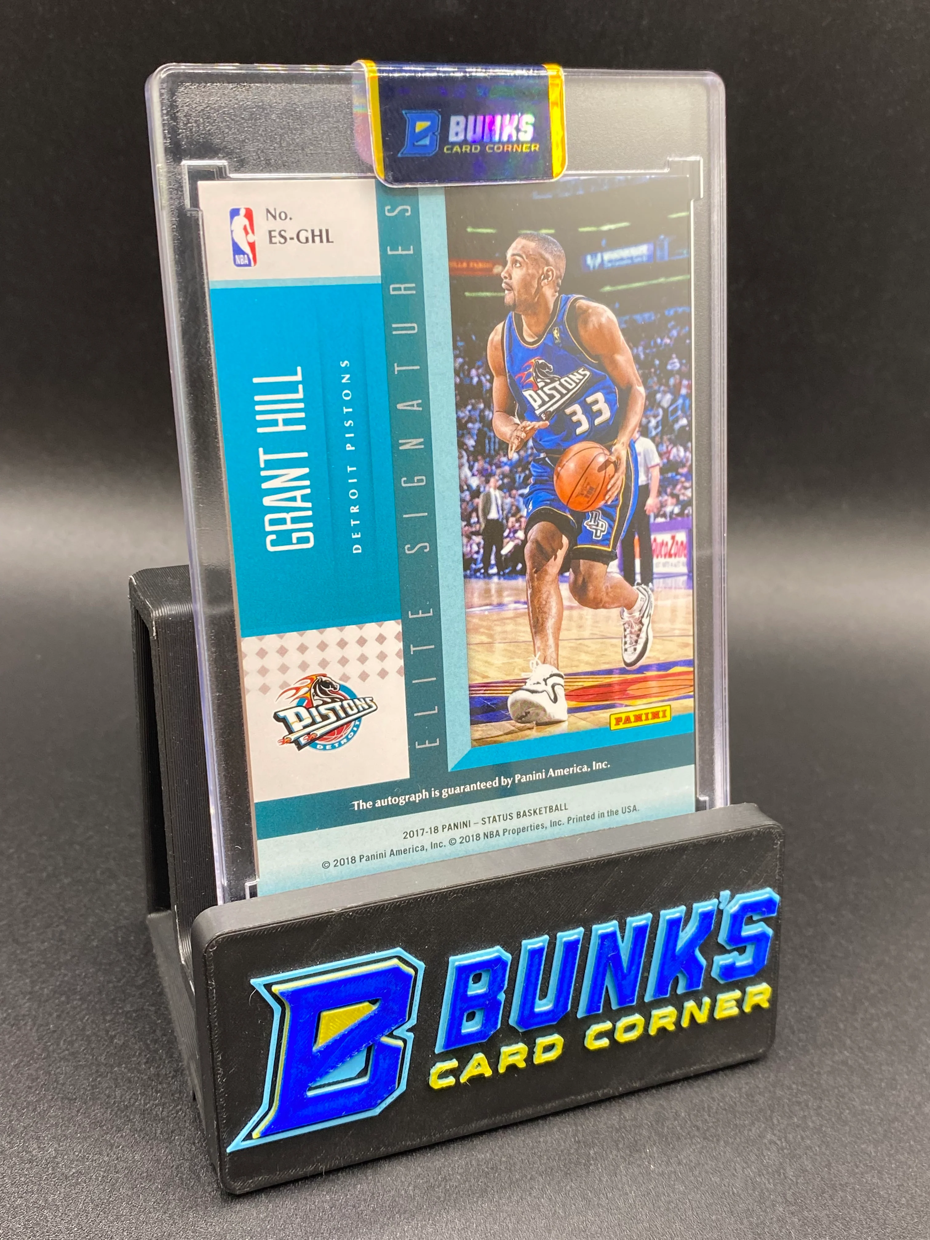 2018 Grant Hill Elite Sig. Auto - Image 2