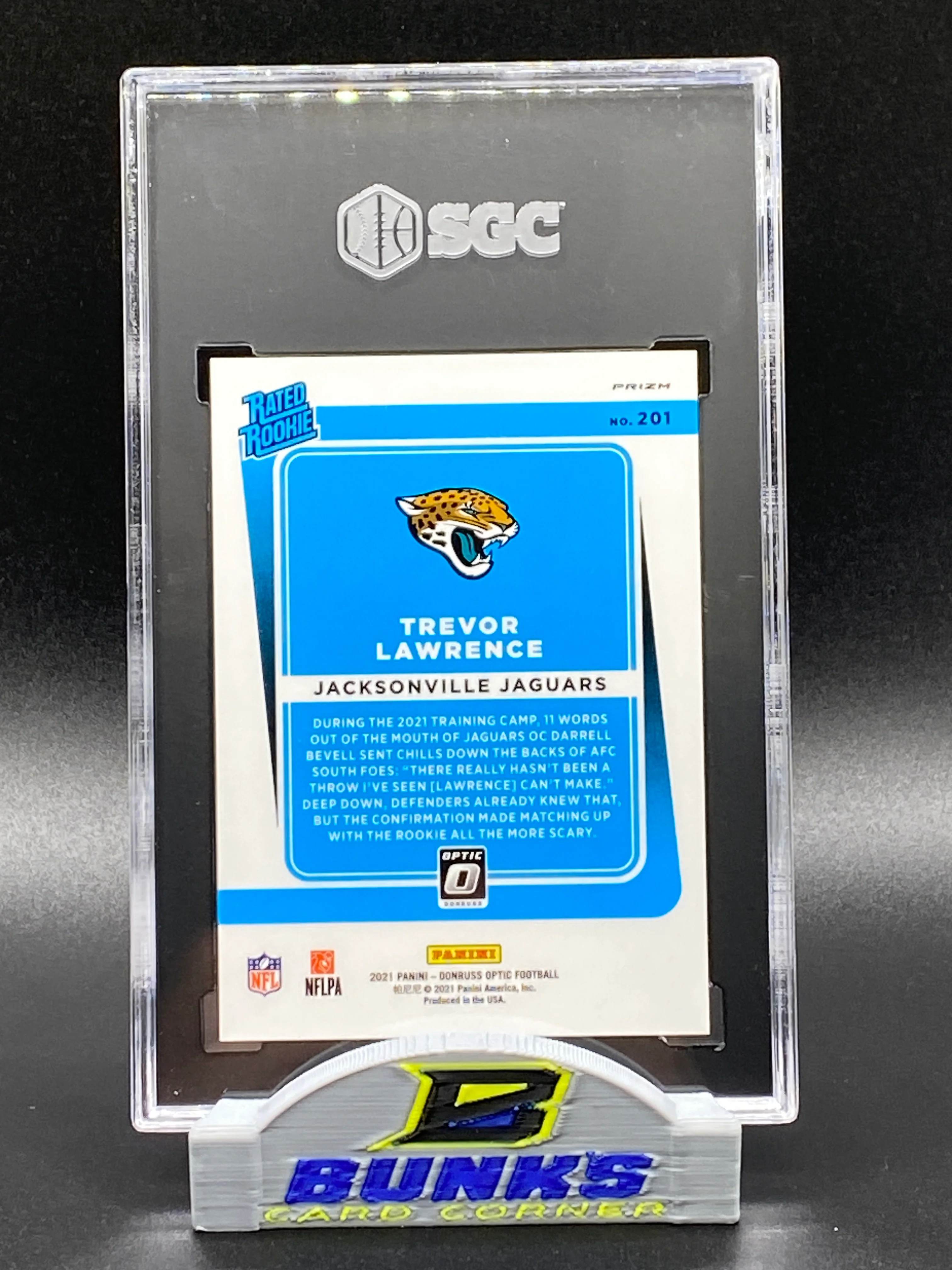 2021 Trevor Lawrence Rated Rookie SGC 9.5 - Image 2