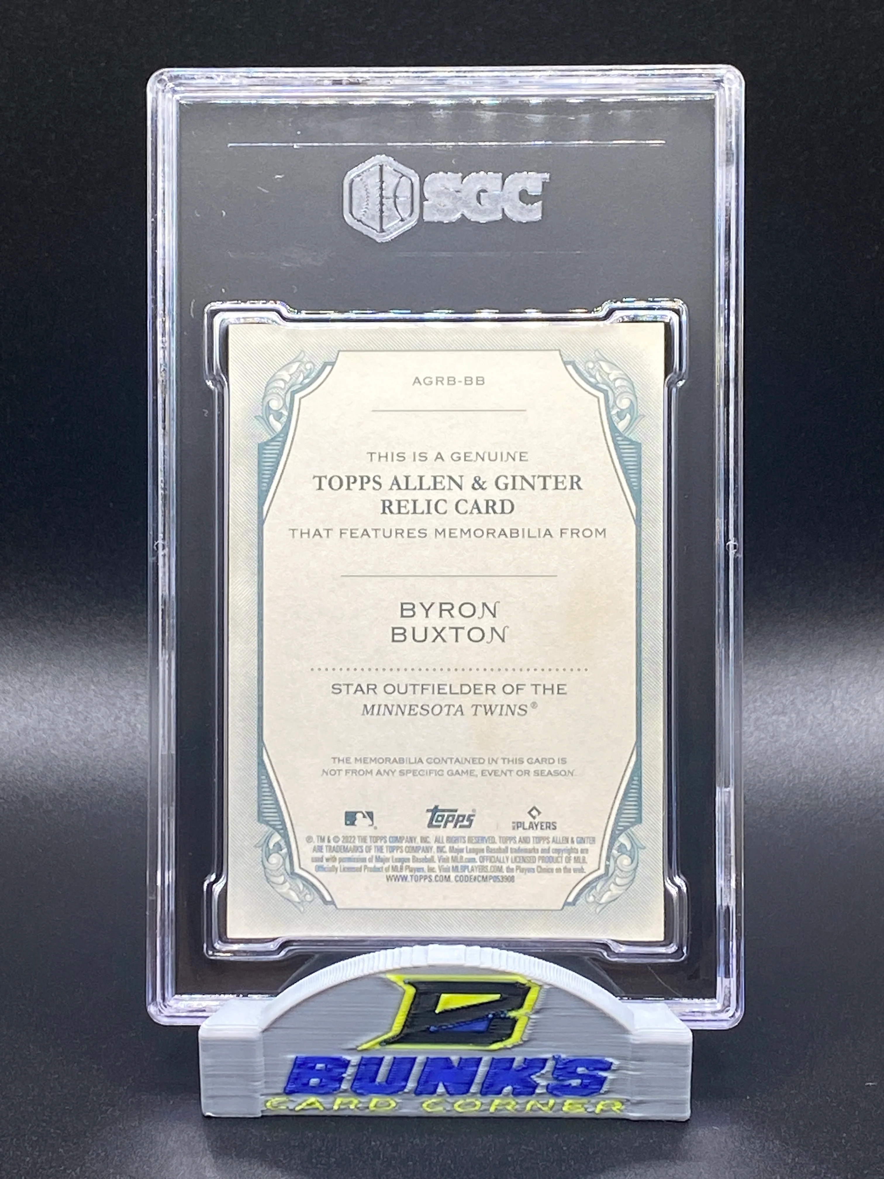 2022 Byron Buxton - Full Size Relic - Image 2