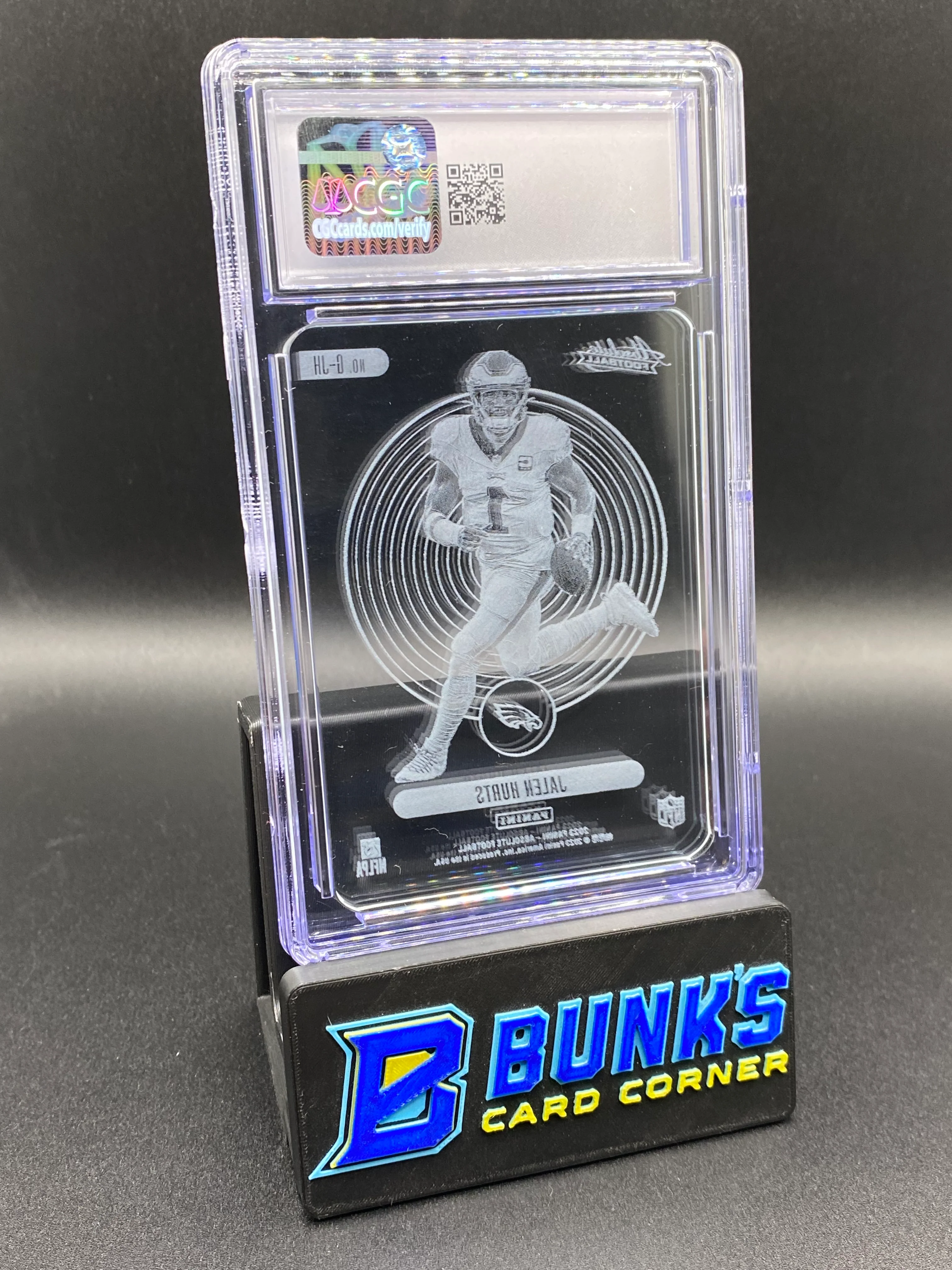 2023 Jalen Hurts Glass CGC 10 - Image 2