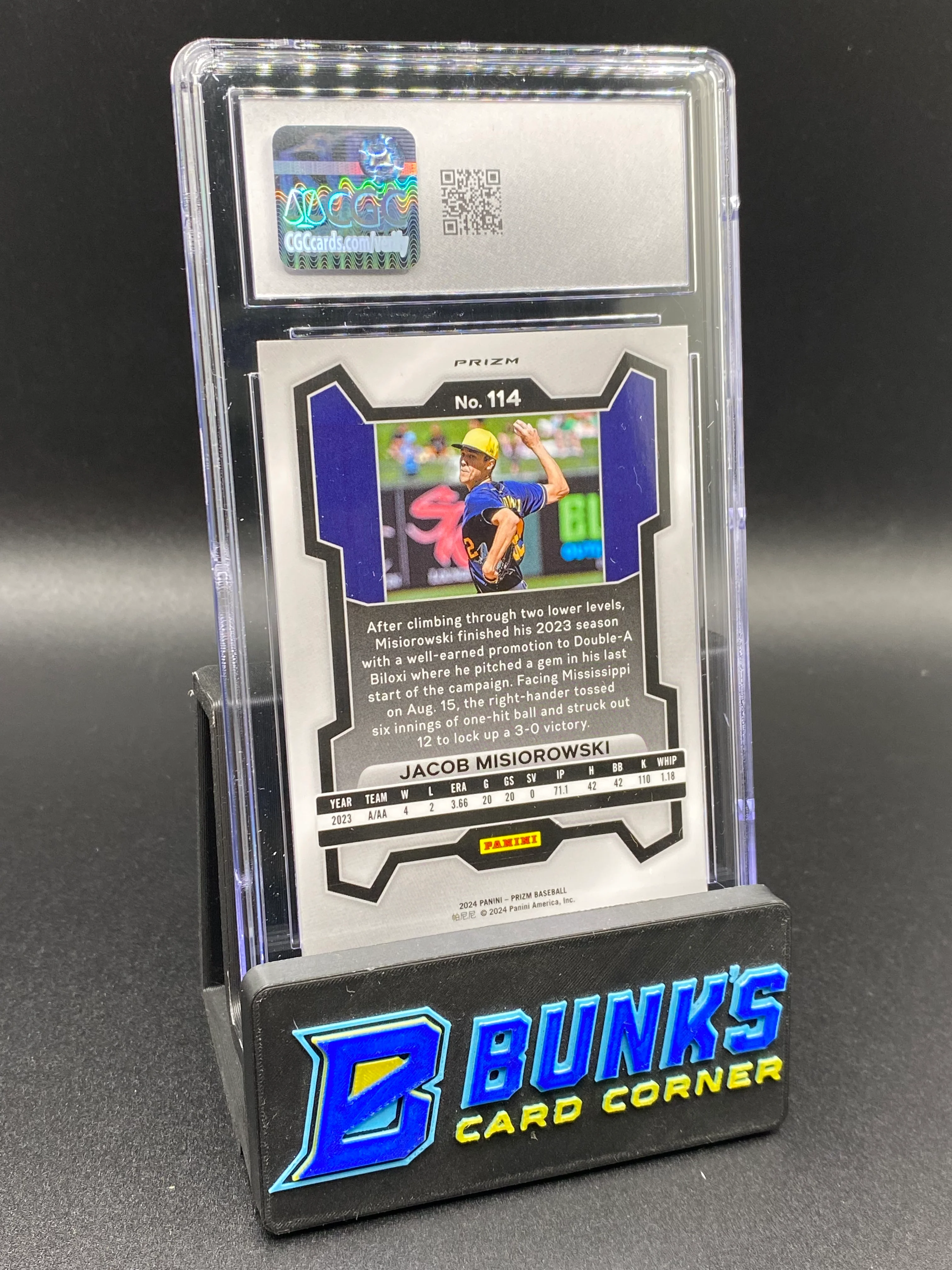 2024 Jacob Misiorowski Green Ice CGC 9.5 - Image 2