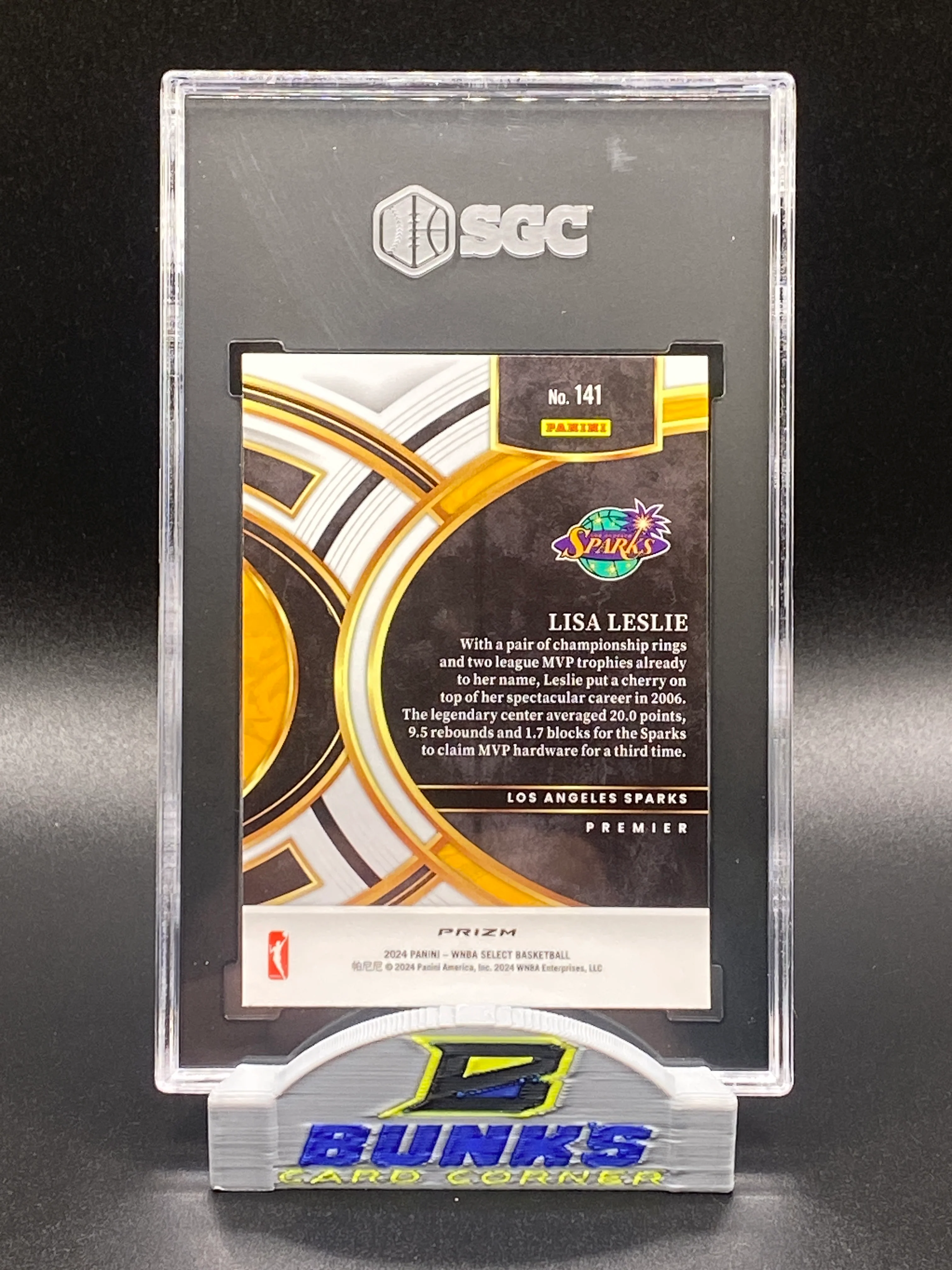 2024 Lisa Leslie - Pink Ice Prizm - Image 2