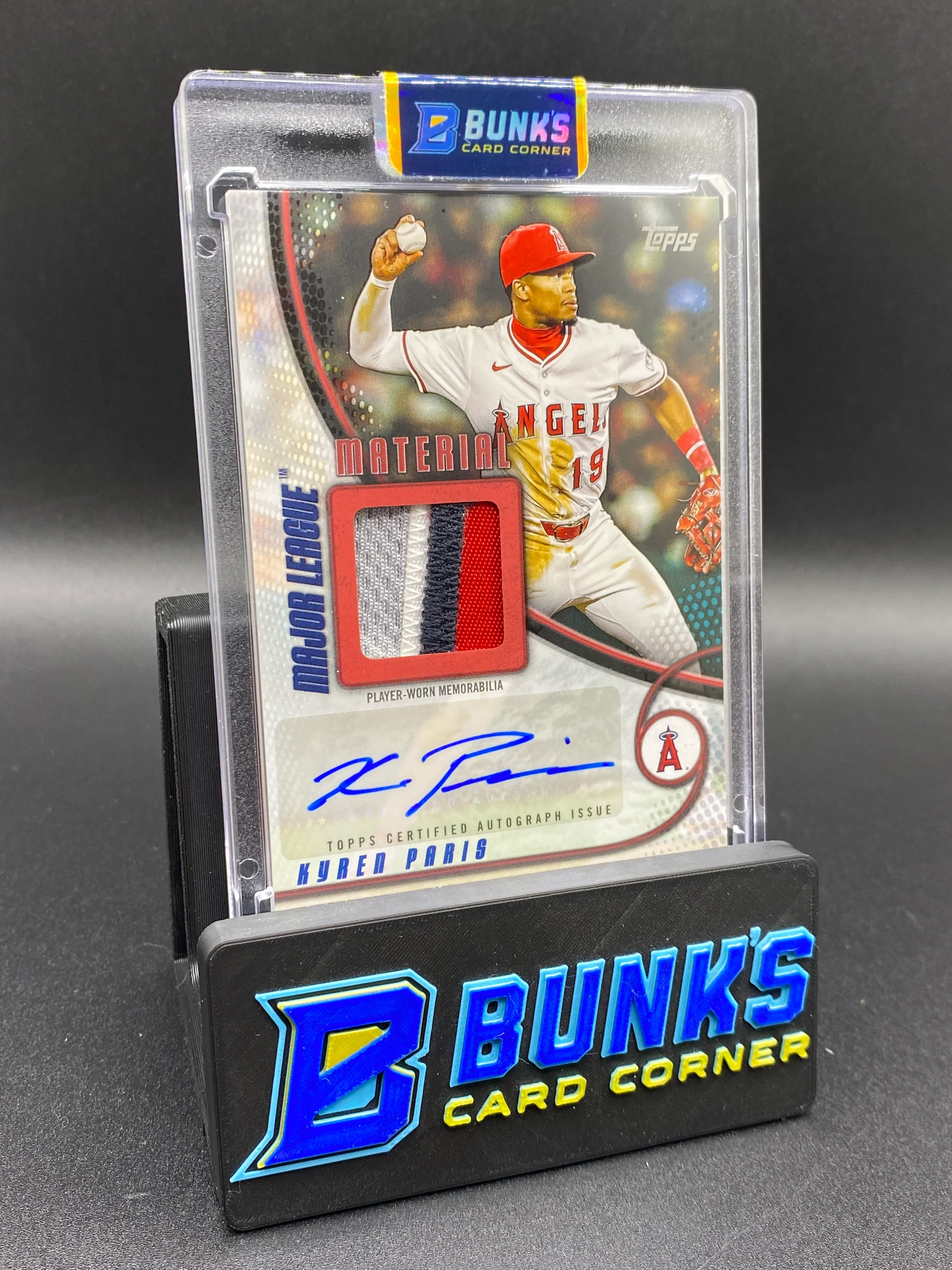 2025 Kyren Paris 5/5 Major League Material Auto