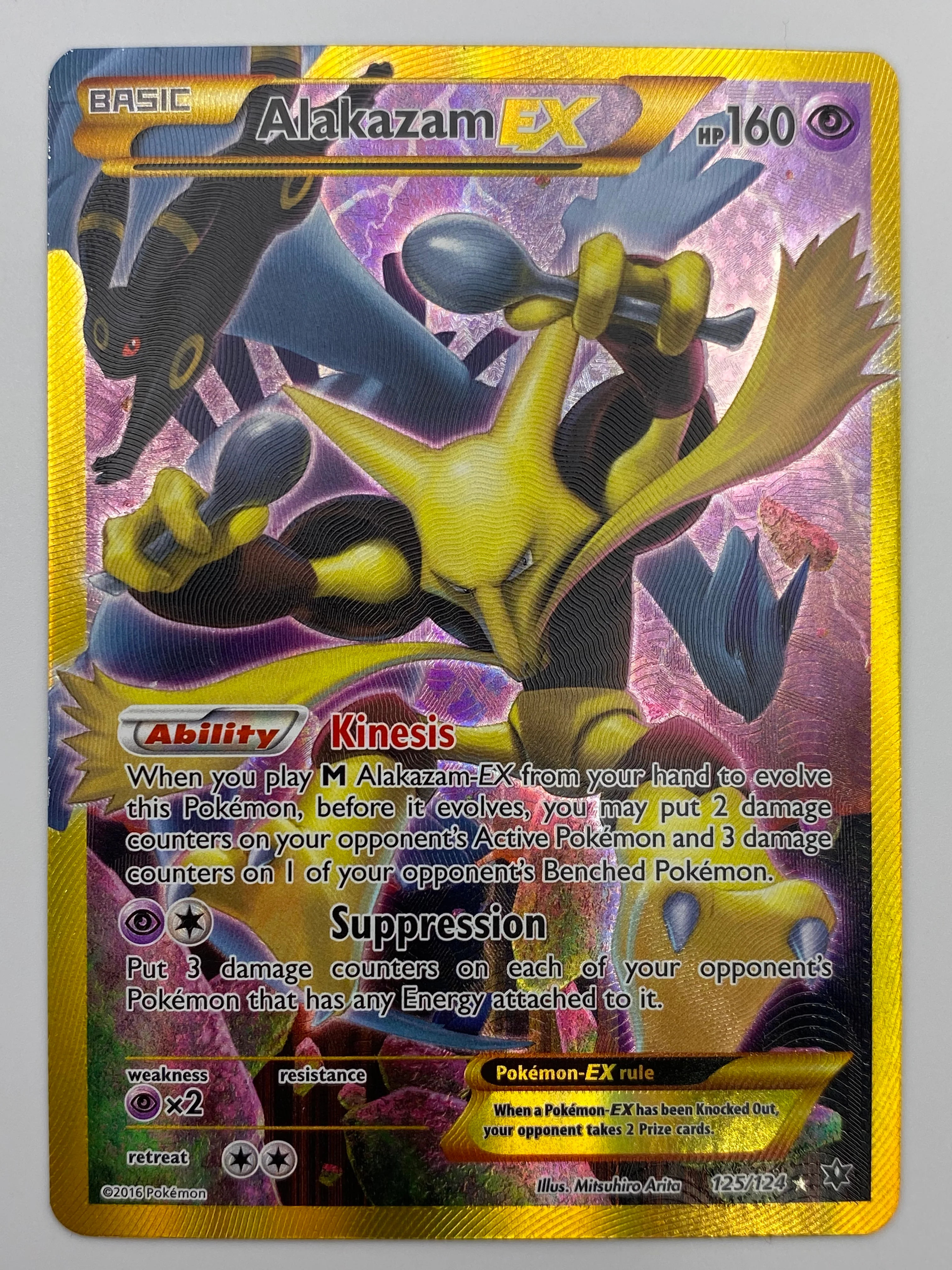 Alakazam Ex Secret Rare Fates Collide LP