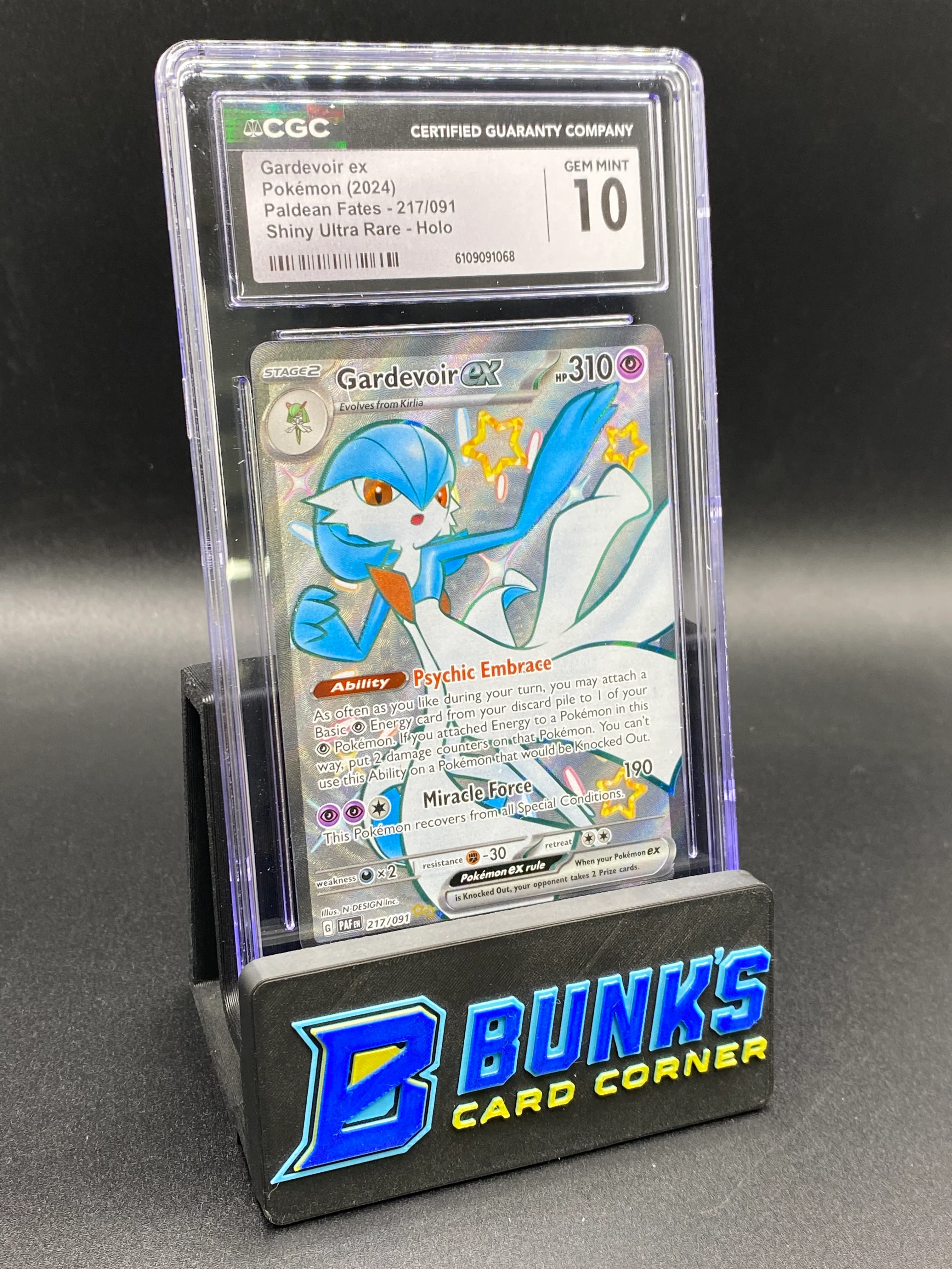 Gardevoir Ex Shiny Ultra Rare Paldean Fates CGC 10