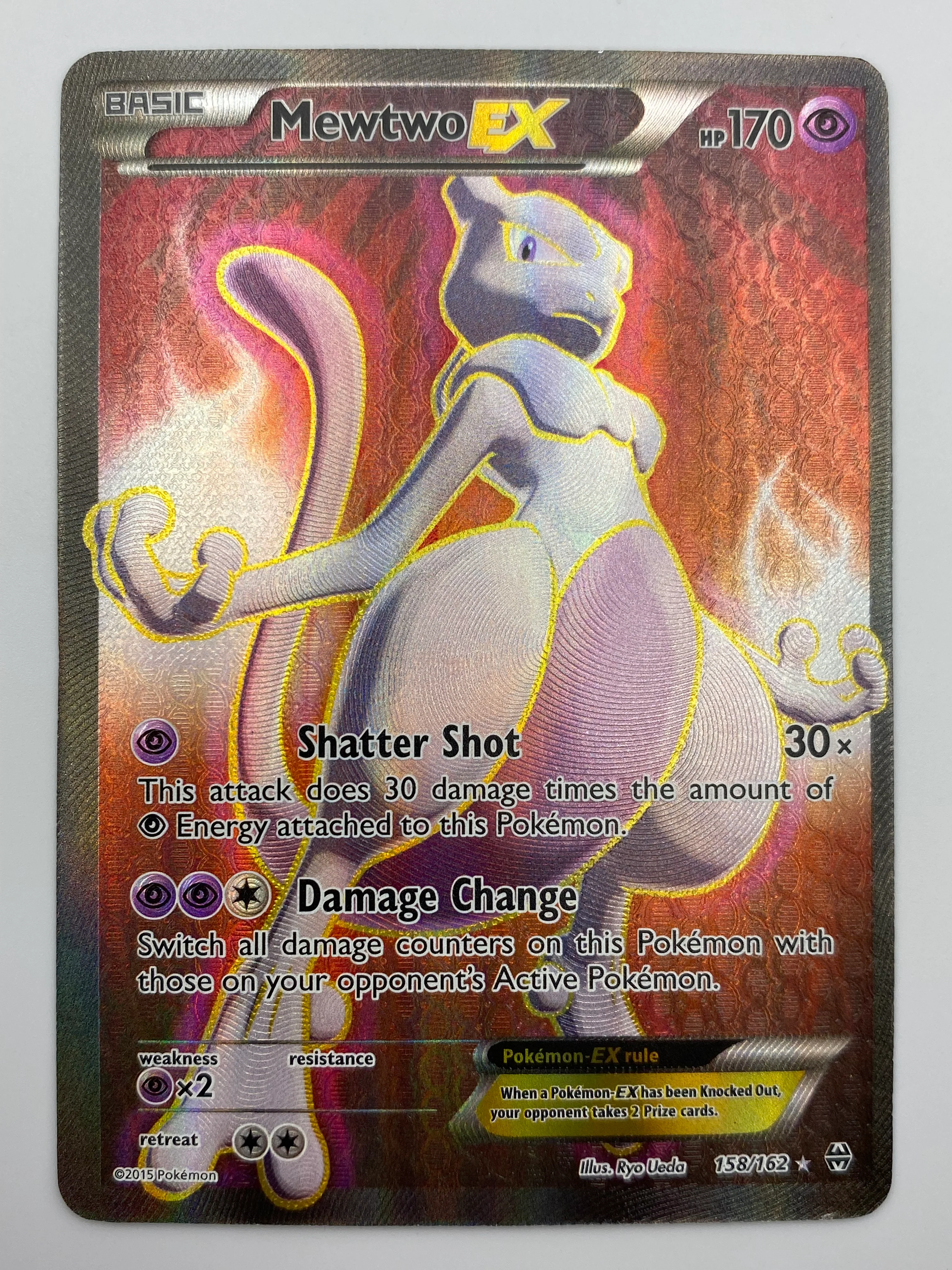 Mewtwo Ex Full Art Breakthrough LP