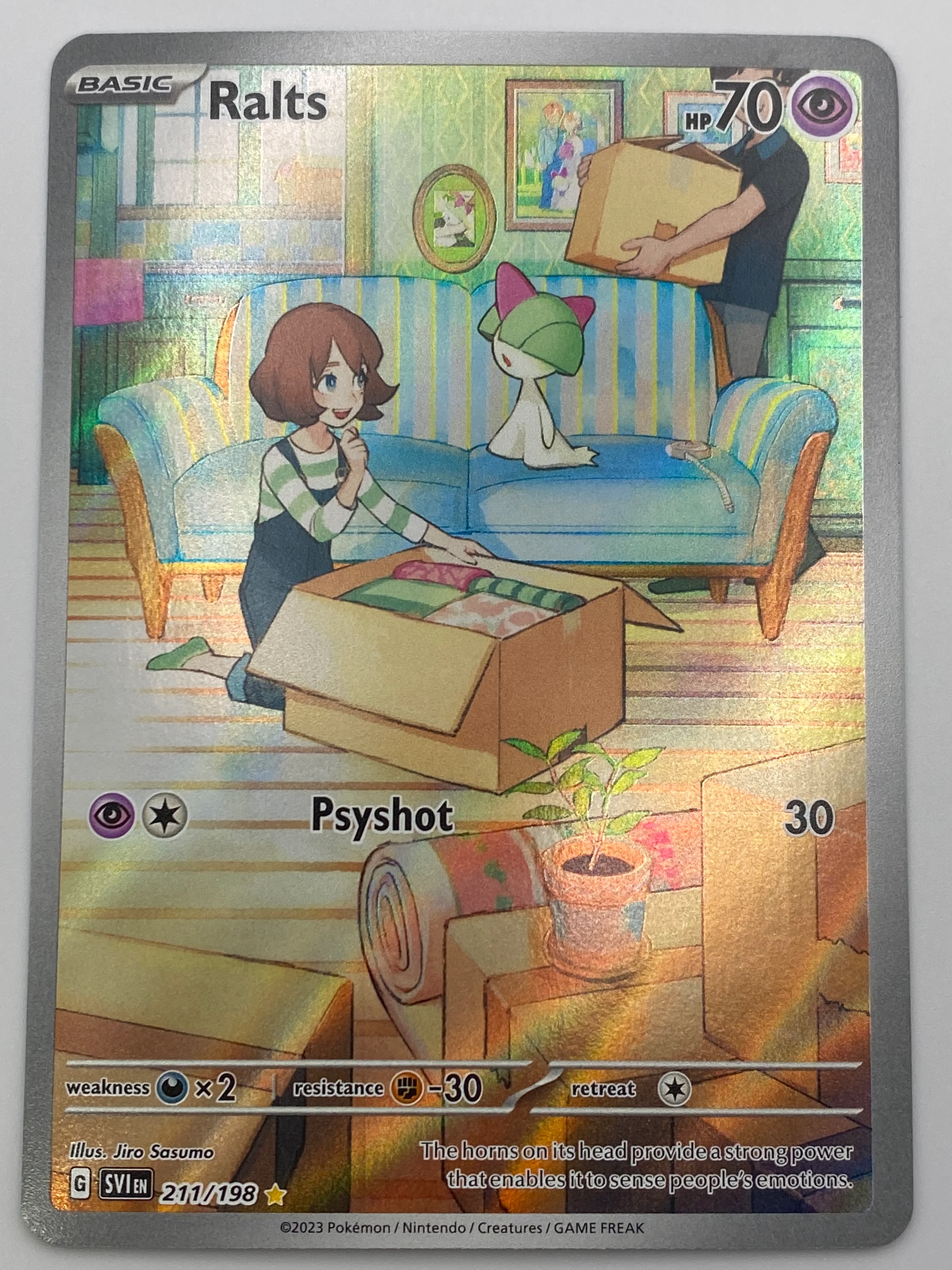 Ralts Illustration Rare Scarlet & Violet Base Set NM